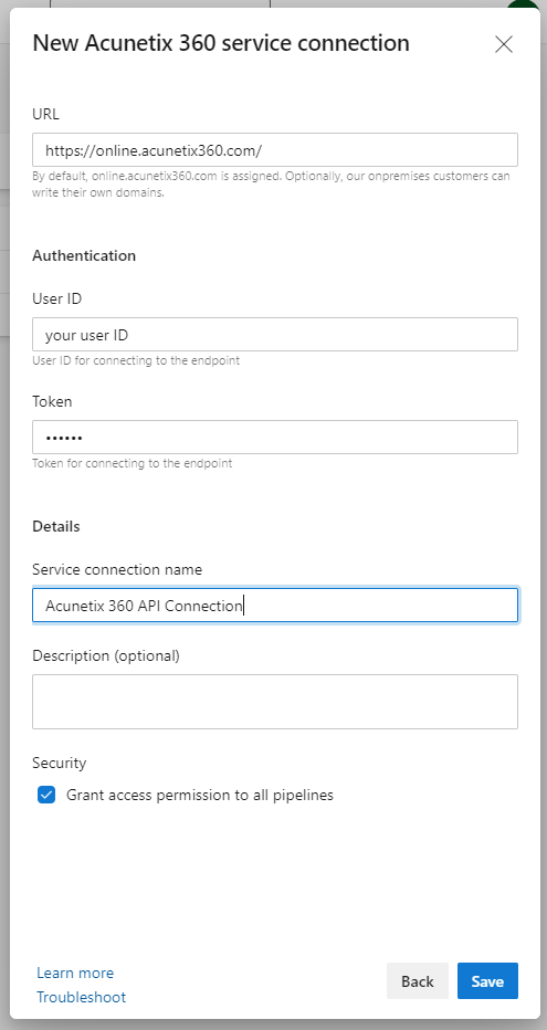 service-acx360-connection